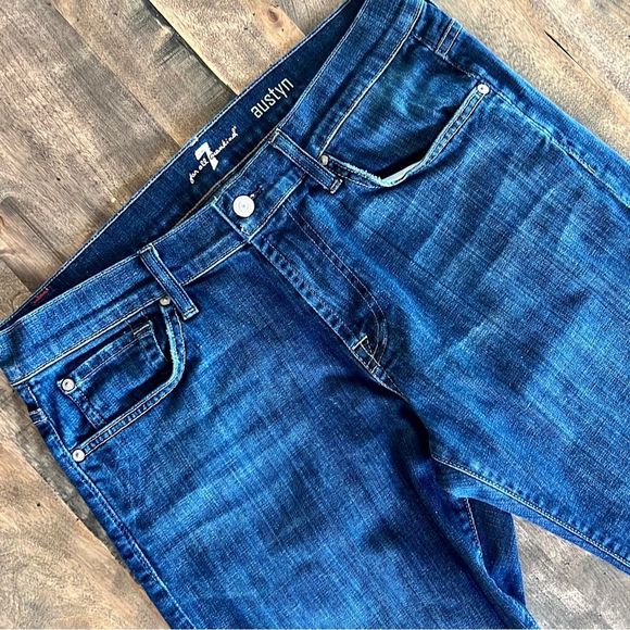 7 For All Mankind Men's Austyn Jeans - Size 34 - Picture 3 of 7